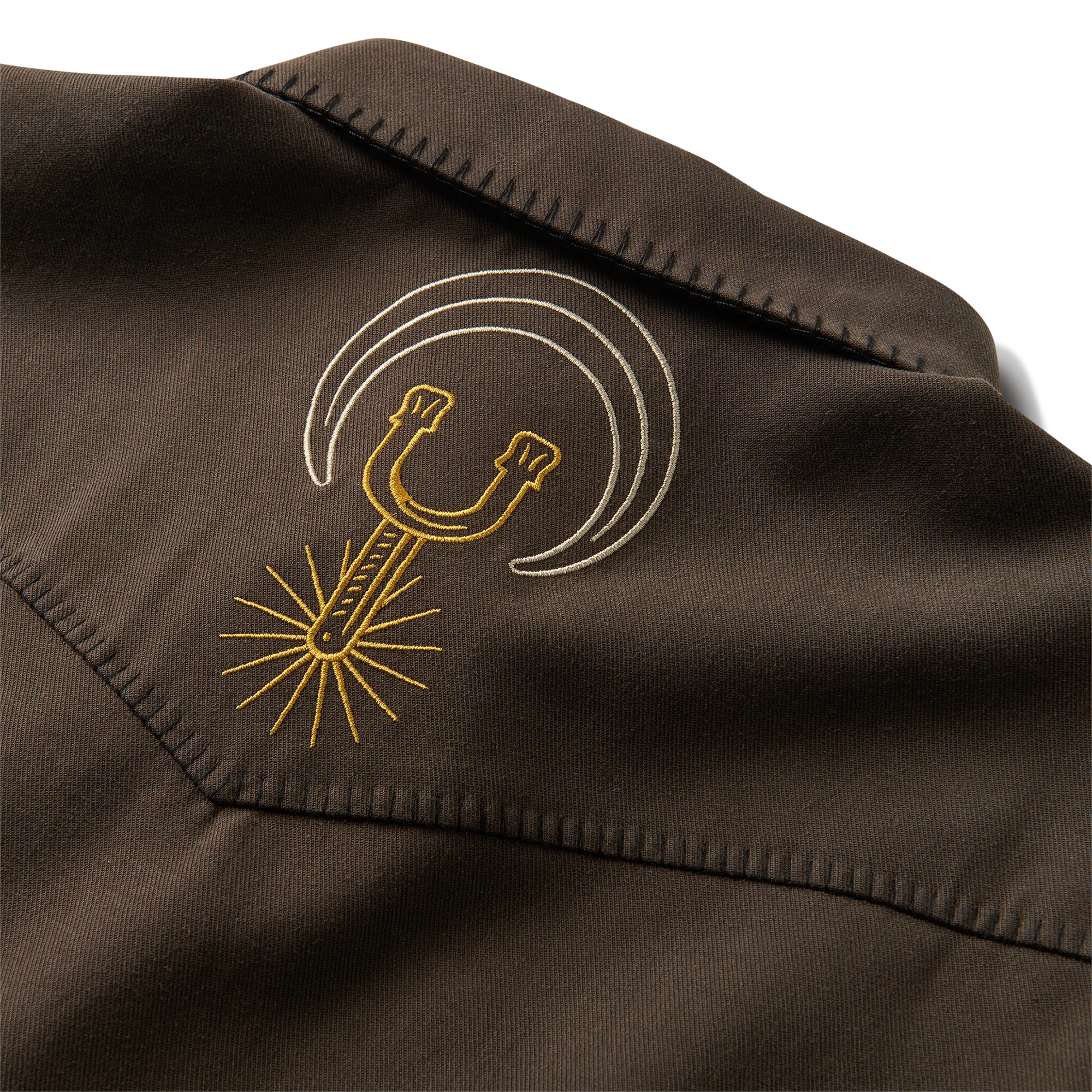 On the Range Long Sleeve Button Up Shirt - Dark Brown - Image 10