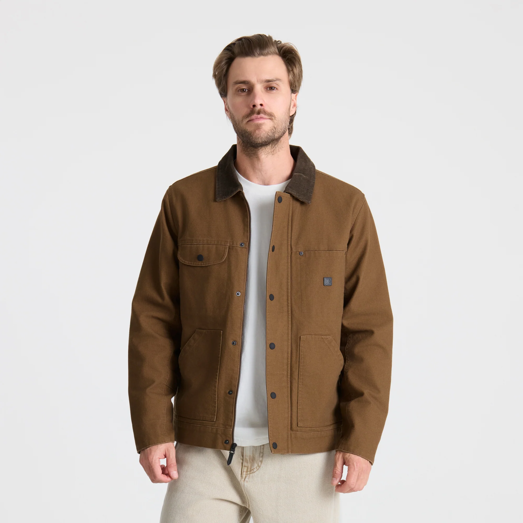Open Roads Waxed Canvas Jacket - Otter - Image 4
