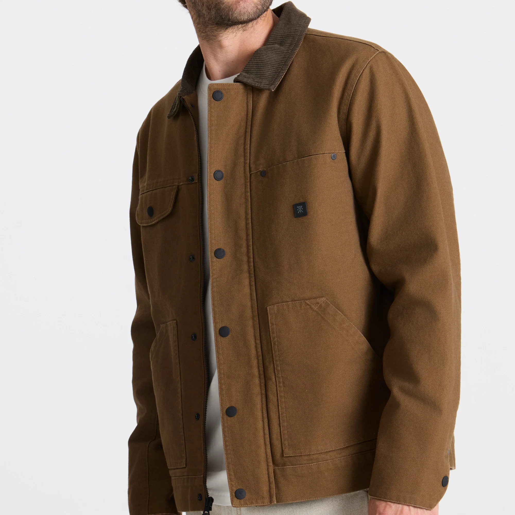 Open Roads Waxed Canvas Jacket - Otter - Image 5