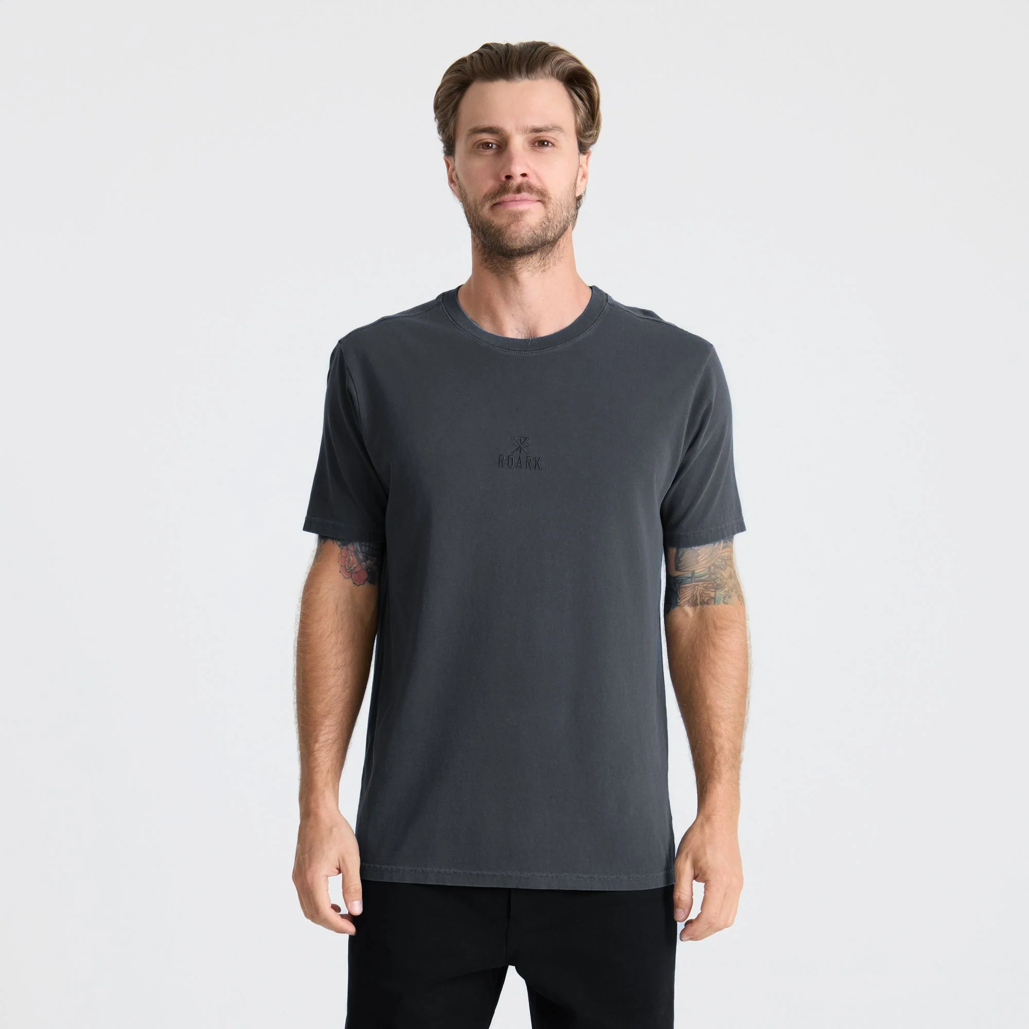 Safecamp Embroidery Premium Tee - Charcoal - Image 2