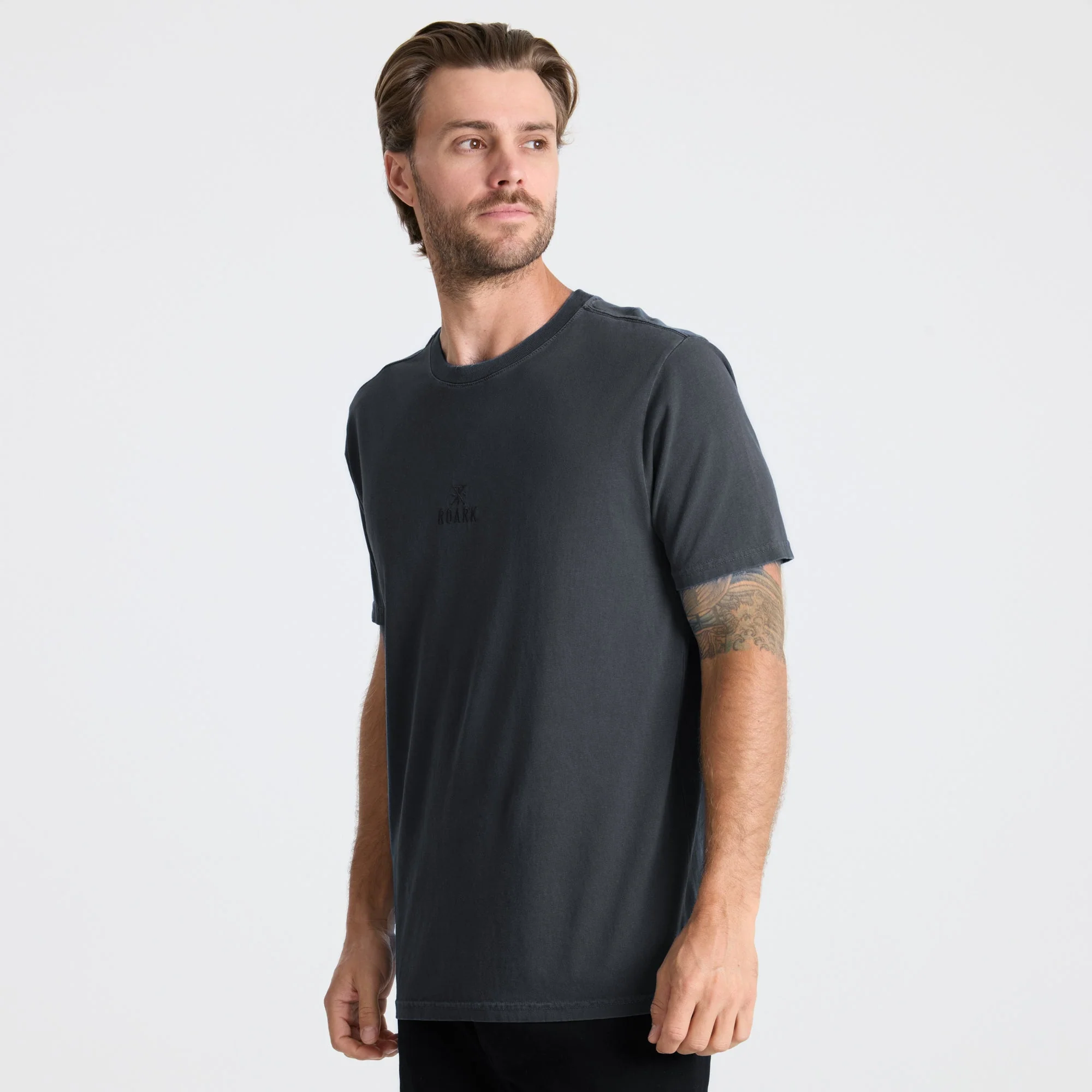 Safecamp Embroidery Premium Tee - Charcoal - Image 3