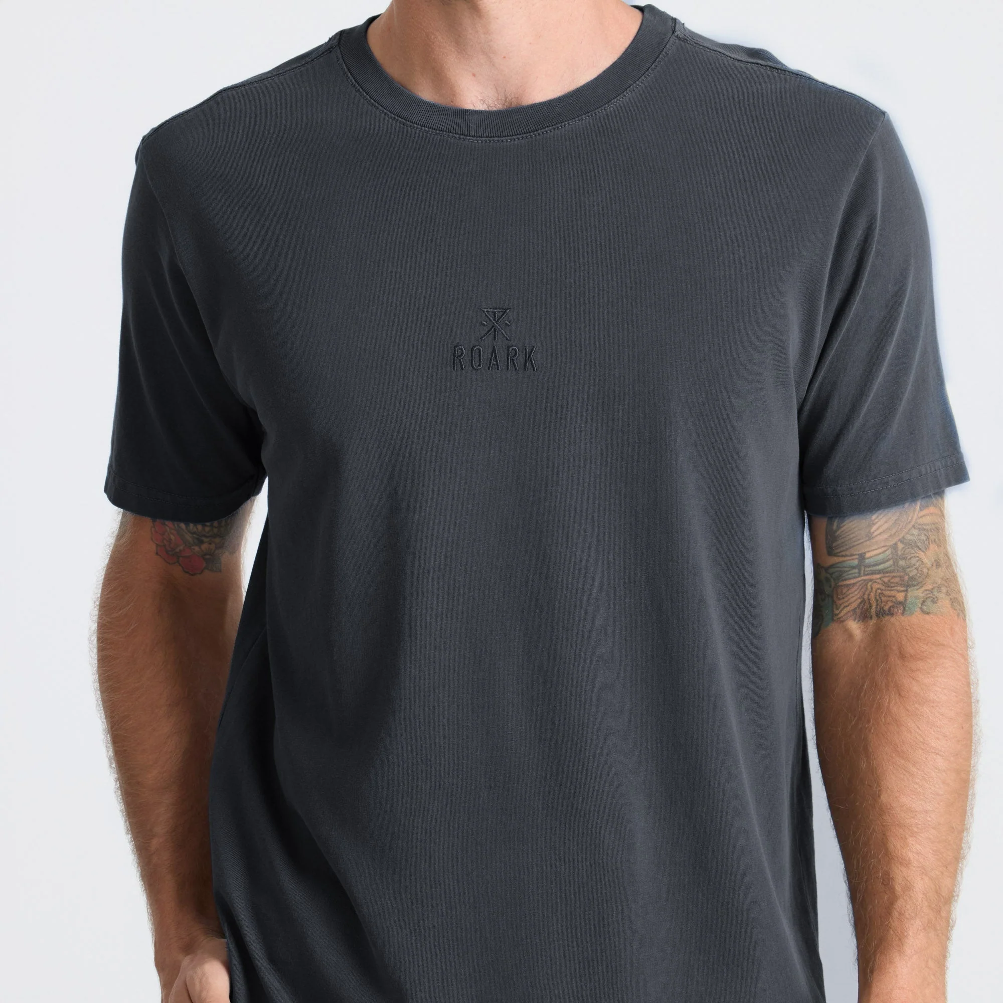 Safecamp Embroidery Premium Tee - Charcoal - Image 5
