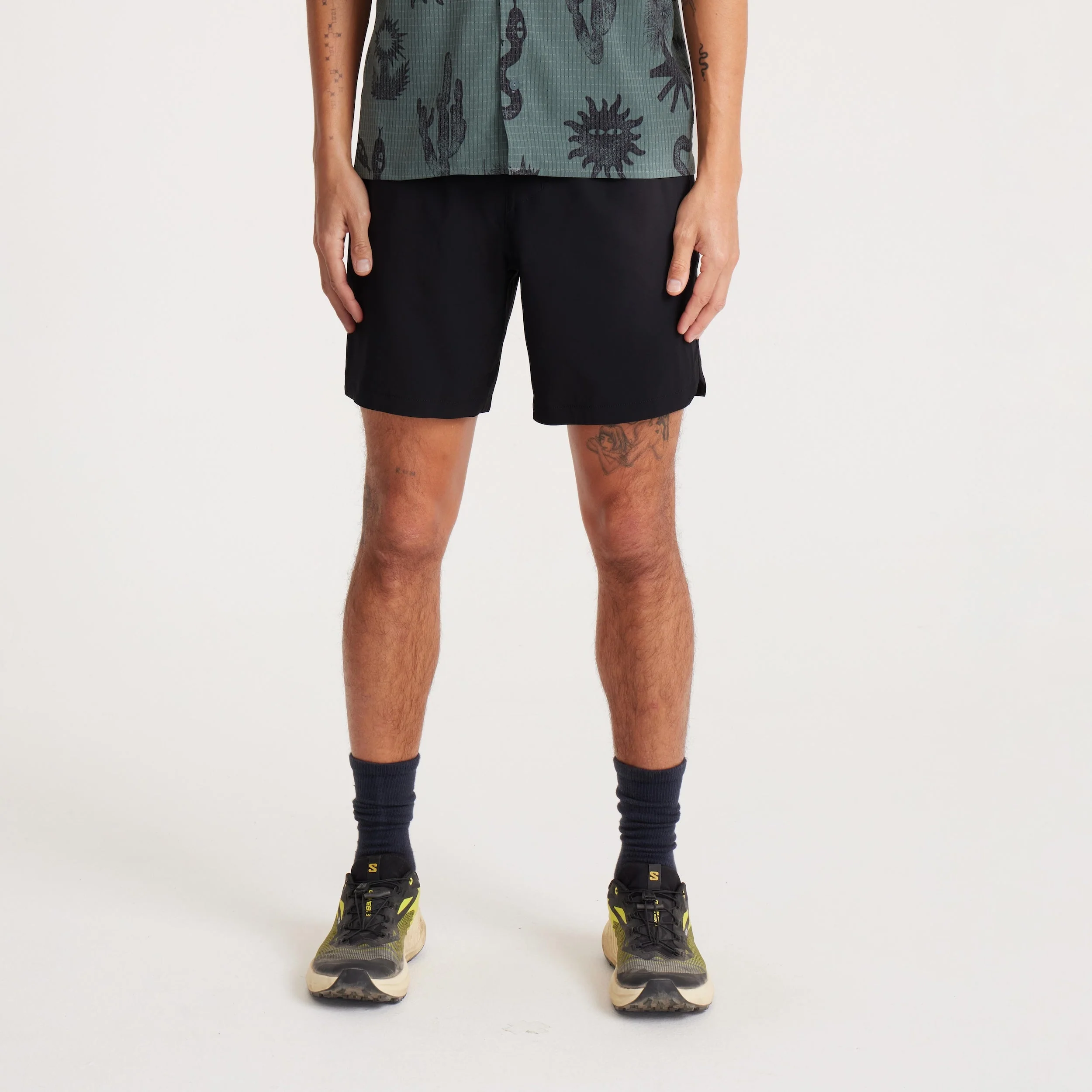 Serrano 7" Active Stretch Shorts - Black - Image 2
