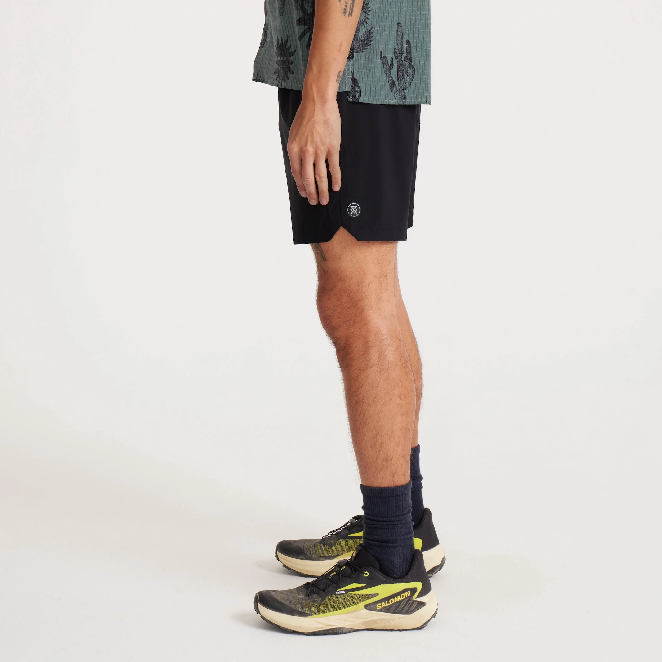 Serrano 7" Active Stretch Shorts - Black - Image 4