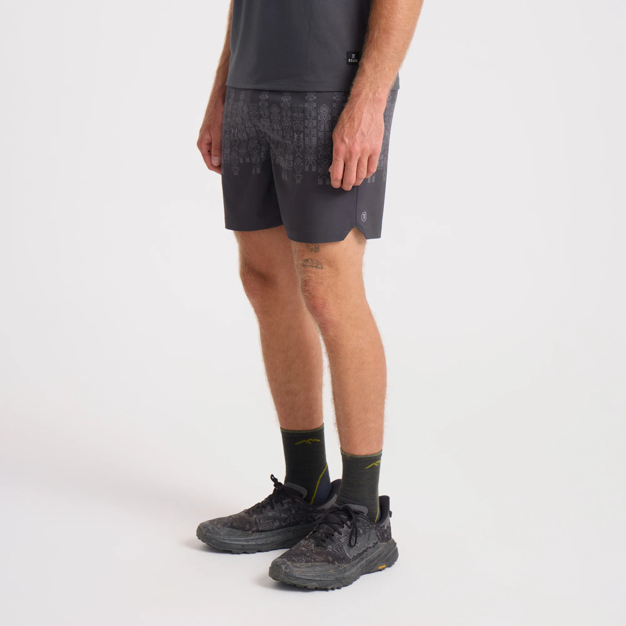 Serrano 7" Active Stretch Shorts - Charcoal - Image 3
