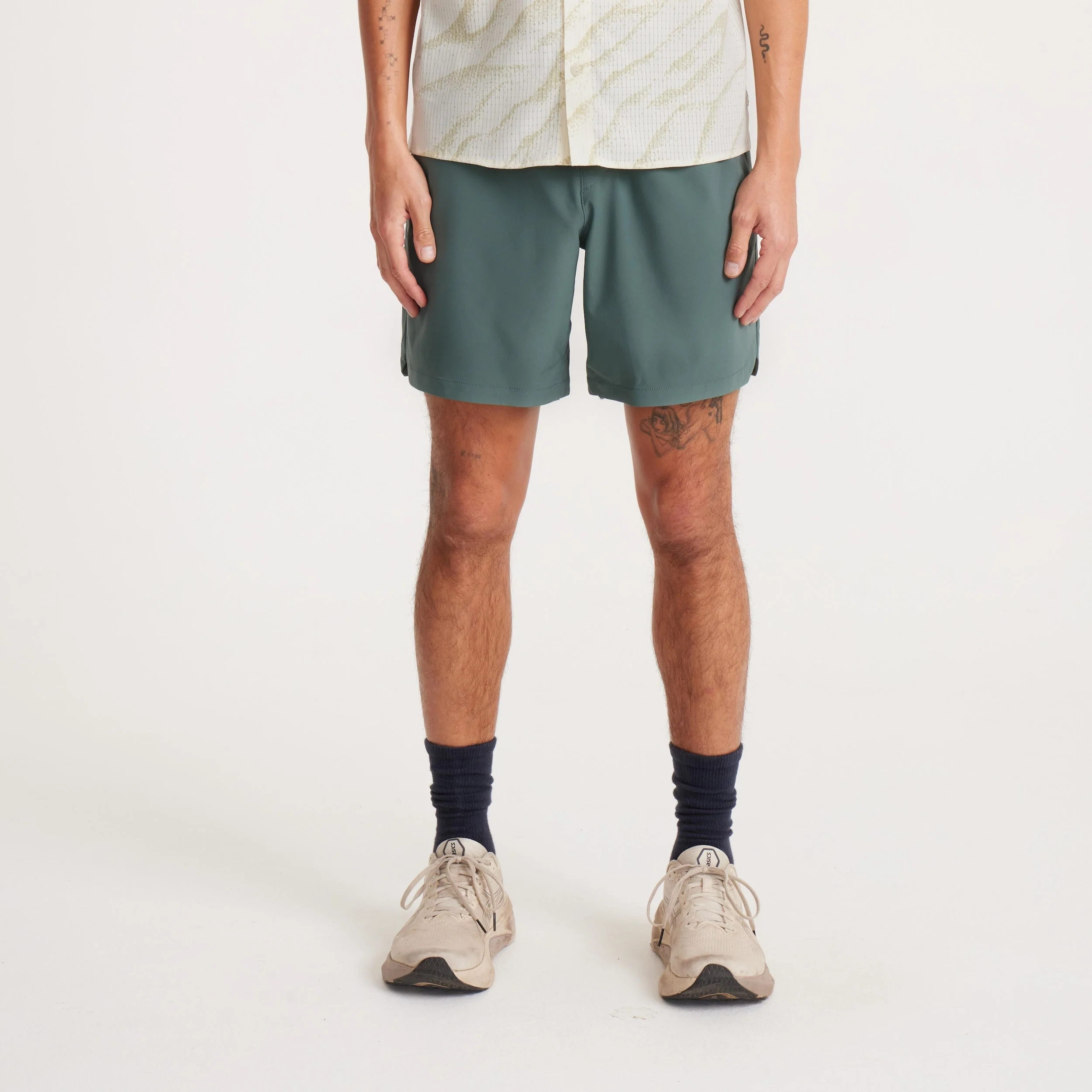 Serrano 7" Active Stretch Shorts - Forest - Image 2