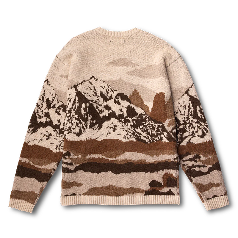 Tierra Del Sur Long Sleeve Sweater - Khaki - Image 9