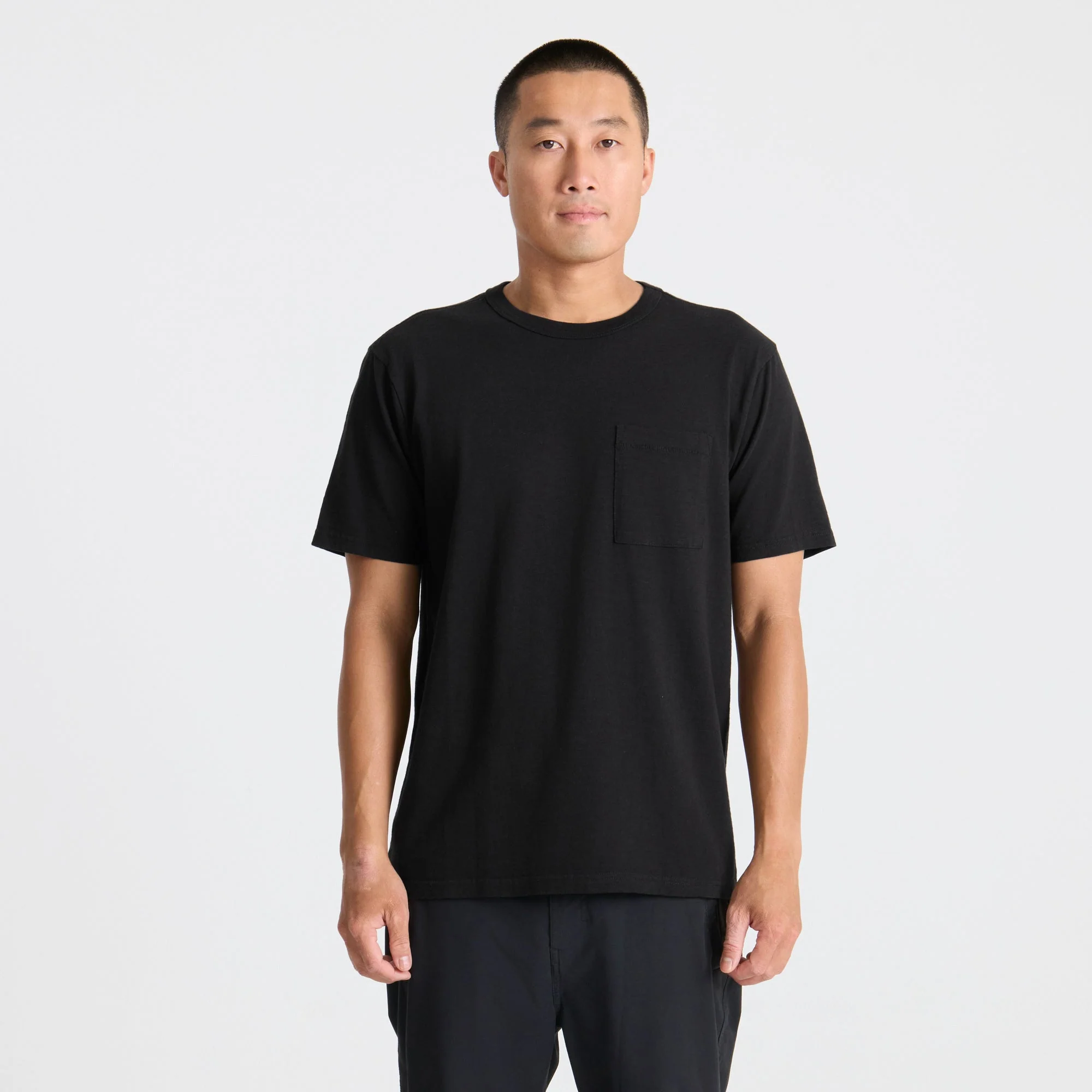 Well Worn Organic Short Sleeve T-Shirt - Black - Image 2