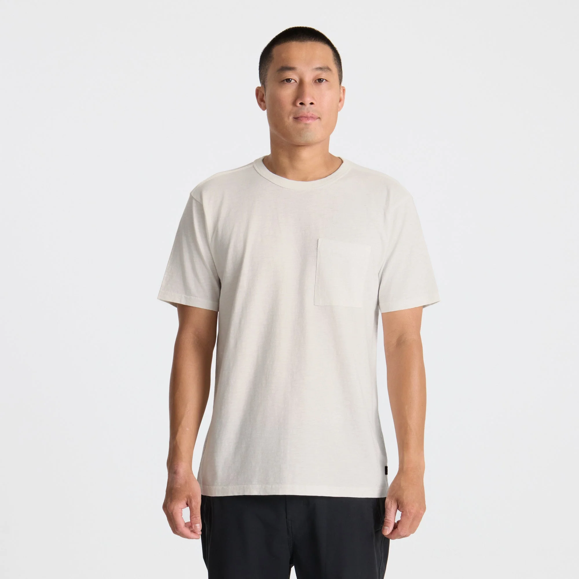 Well Worn Organic Short Sleeve T-Shirt - Off White - Image 2