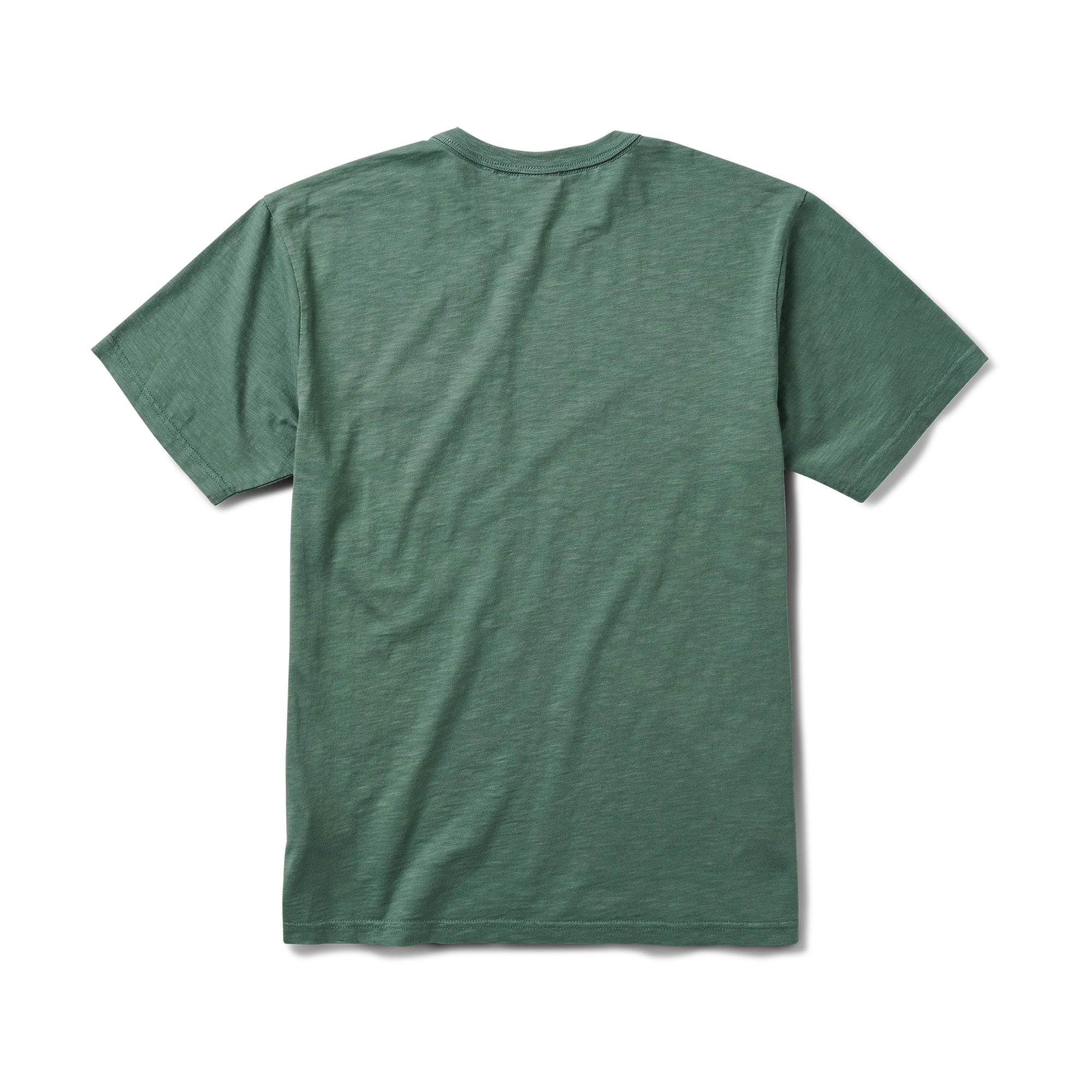 Well Worn Organic Short Sleeve T-Shirt - Slate Green - Image 6