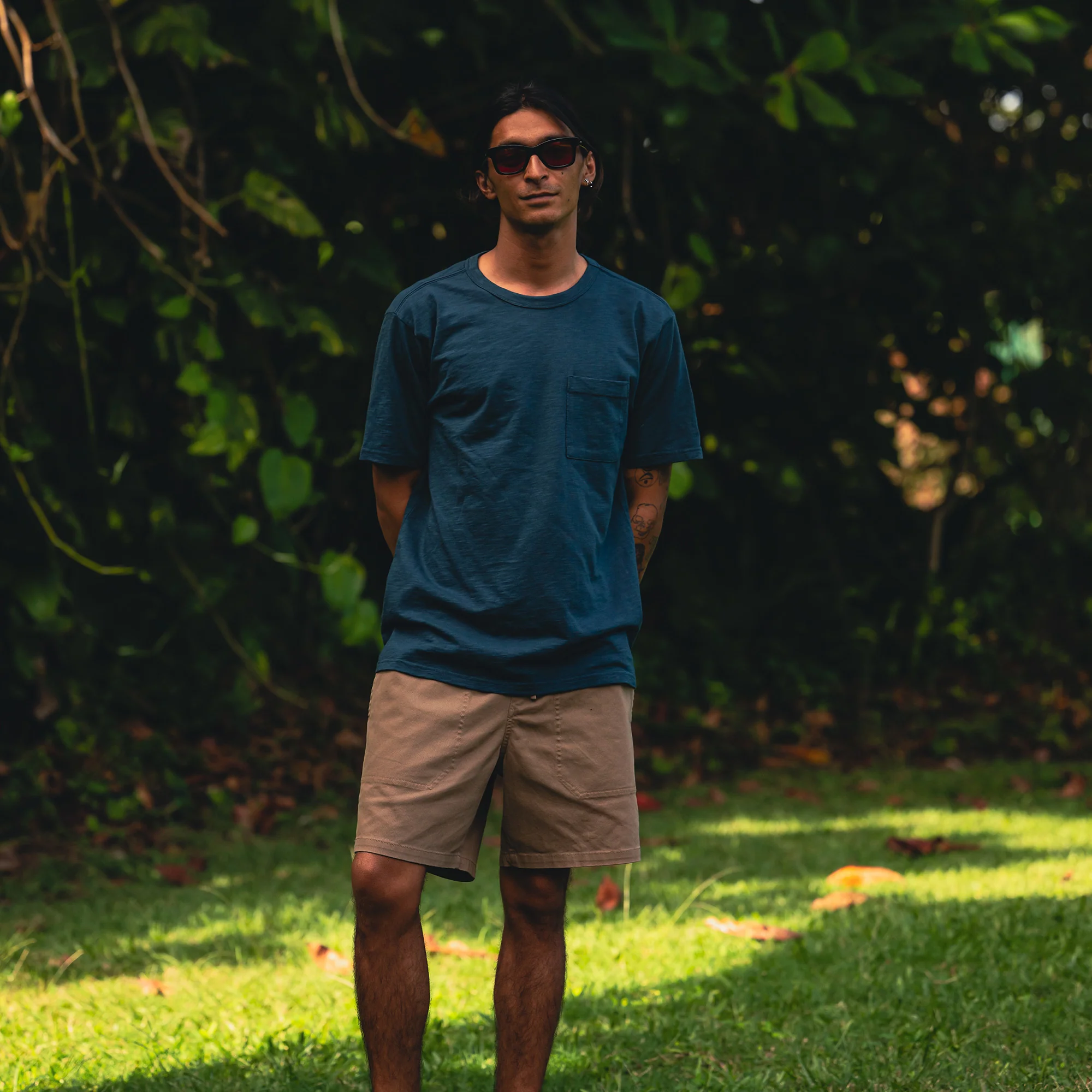 Well Worn Organic Short Sleeve Tee - Navy - Image 2
