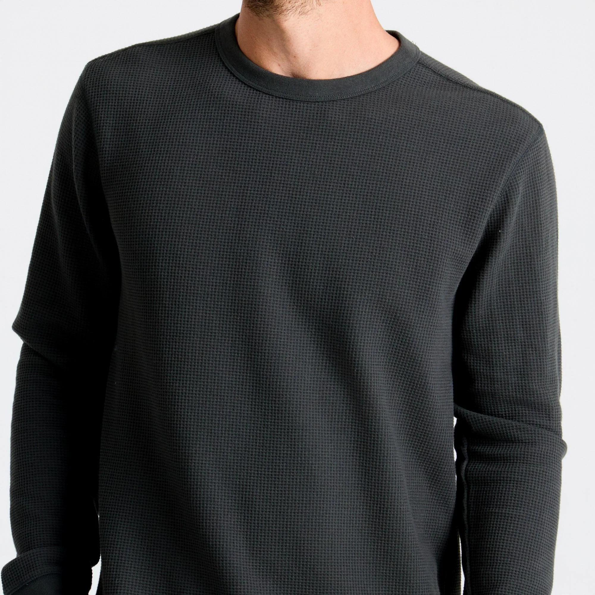 Well Worn Long Sleeve Thermal - Onyx - Image 3